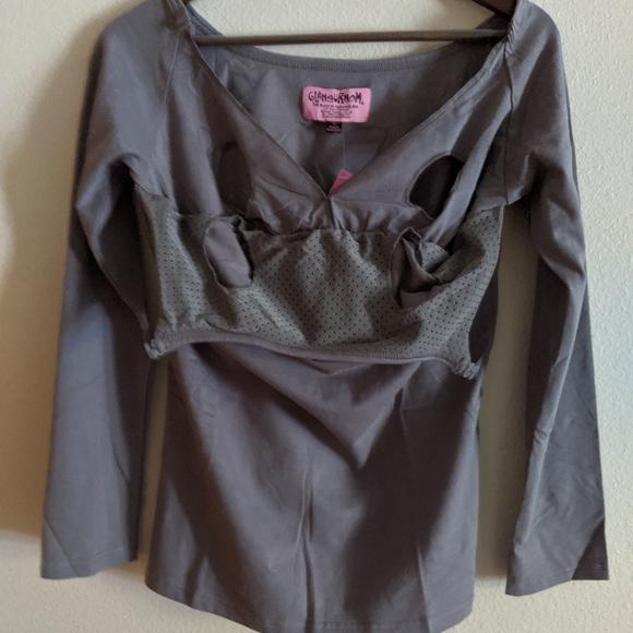 Glamourmom Nursing Long Sleeve Shirt - Picture 3 of 8